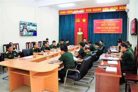 Hội nghị Thông tin Khoa học quân sự tháng 8 năm 2018