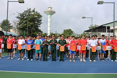 Bộ CHQS tỉnh Bà Rịa – Vũng Tàu: Khai mạc giải bóng chuyền kỷ niệm 73 năm Cách mạng Tháng  Tám và Quốc khánh 2/9