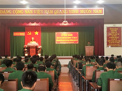 Bộ Tư lệnh Thành phố Hồ Chí Minh khai giảng đào tạo sĩ quan dự bị ngành Y tế