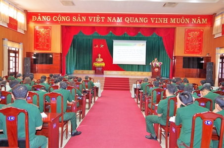 Bộ CHQS tỉnh Bà Rịa – Vũng Tàu: Học tập các chuyên đề của sĩ quan, quân nhân chuyên nghiệp năm 2018