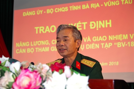 Bộ CHQS tỉnh BR-VT tuyên truyền kỷ niệm 73 năm Cách mạng Tháng Tám và Quốc khánh 2 tháng 9