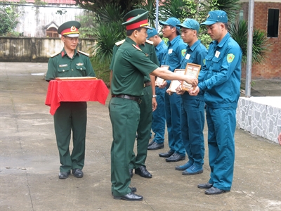 Thượng tá Đinh Trọng Cơ, Chỉ huy trưởng, Ban CHQS thị xã Bến Cát: Học Bác phong cách làm việc khoa học, sâu sát cơ sở