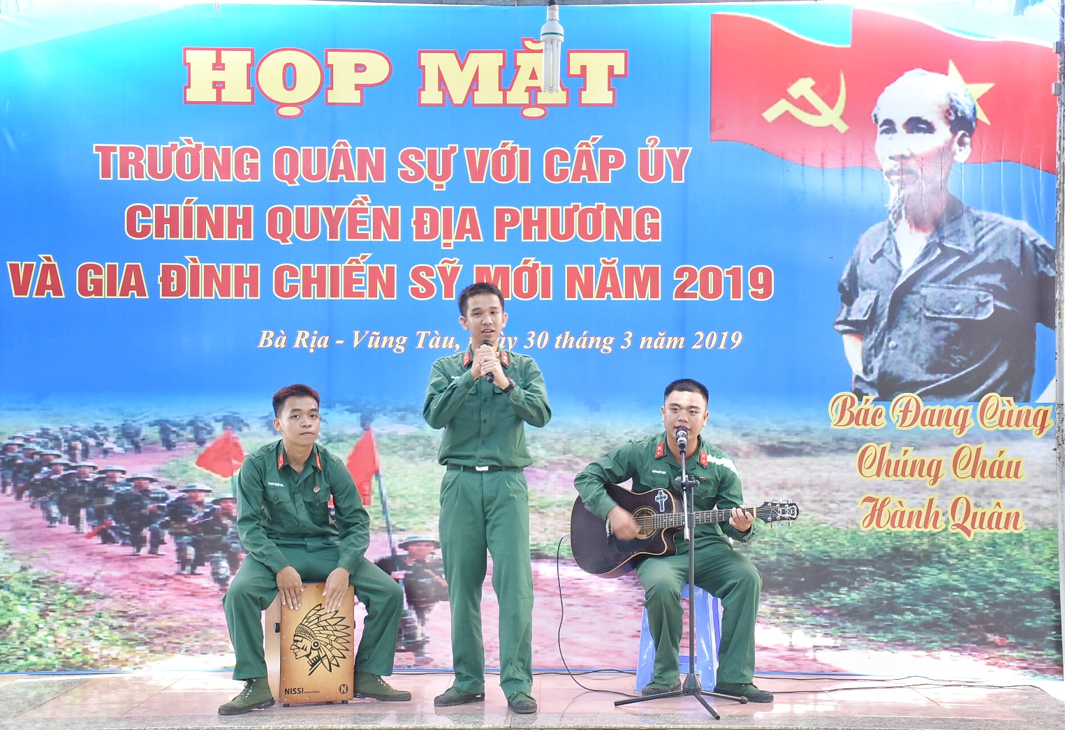 Trường Quân sự tỉnh Bà Rịa – Vũng Tàu: Họp mặt gia đình 200 chiến sĩ mới