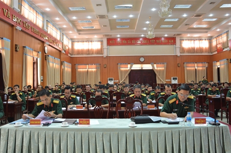 Bộ CHQS tỉnh Bà Rịa - Vũng Tàu tập huấn xây dựng kế hoạch chuyển trạng thái SSCĐ