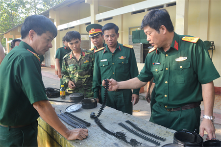 Sư đoàn 5 triển khai kiểm kê vũ khí, trang bị kỹ thuật, vật tư, phụ tùng năm 2020