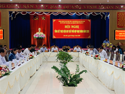 Tổng kết thực hiện quy chế phối hợp hoạt động năm 2020