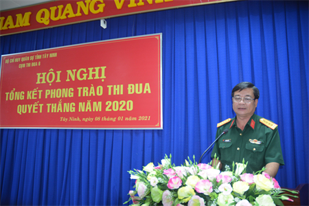 Cụm thi đua 6, Bộ CHQS tỉnh Tây Ninh hoàn thành tốt các nội dung thi đua năm 2020
