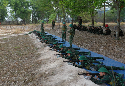 Tỉnh Bình Dương: Chiến sĩ mới hòa nhập tốt, luyện tập nghiêm