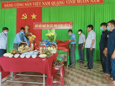 Huyện Lộc Ninh bàn giao 42 hài cốt liệt sĩ cất bốc tại ấp Măng Cải