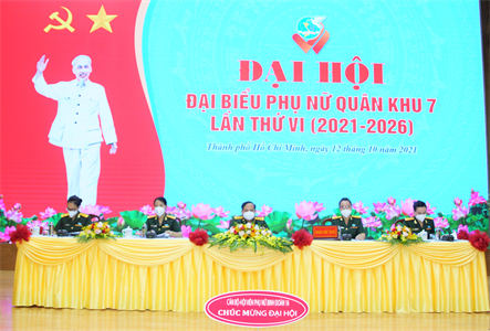 Khai mạc Đại hội đại biểu Phụ nữ Quân khu 7 lần thứ VI