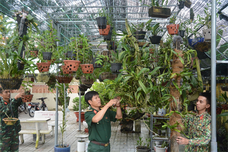 Nét chính quy ở Ban CHQS huyện Châu Thành, tỉnh Tây Ninh