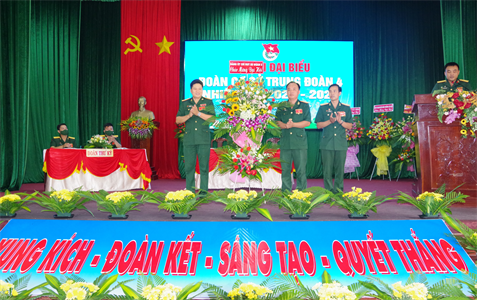 Đoàn cơ sở Trung đoàn 4, Sư đoàn 5 đại hội nhiệm kỳ 2022 - 2027