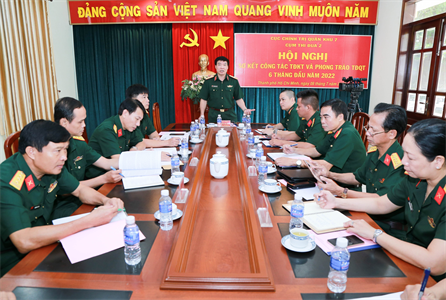 Cụm thi đua 2, Cục Chính trị sơ kết công tác thi đua khen thưởng và phong trào thi đua quyết thắng