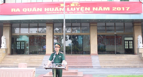 Bệnh viện Quân y 175 ra quân huấn luyện năm 2017