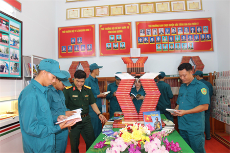 Ban CHQS huyện Dầu Tiếng tham gia Hội thi phòng Hồ Chí Minh năm 2022