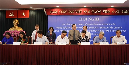 Thành  phố Hồ Chí Minh tăng cường phối hợp tuyên truyền phong trào thi đua yêu nước