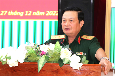 Chính ủy Quân khu chủ trì Hội nghị tổng kết hoạt động công tác Đảng, công tác chính trị năm 2022