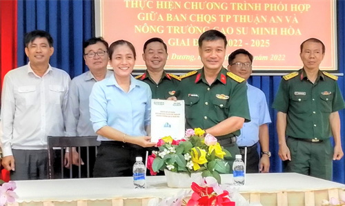 LLVT thành phố Thuận An, tỉnh Bình Dương hoàn thành tốt nhiệm vụ năm 2022
