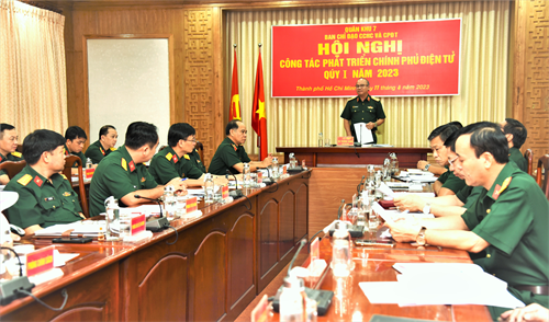 Ban Chỉ đạo Cải cách hành chính và Chính phủ điện tử Quân khu triển khai nhiệm vụ quý II năm 2023