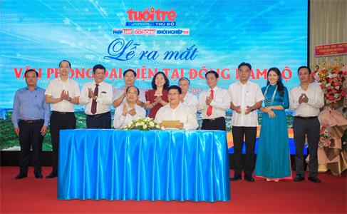 Ra mắt Văn phòng đại diện Báo Tuổi Trẻ Thủ Đô tại Đông Nam Bộ