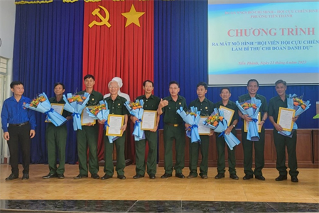 Mô hình “Hội viên Cựu chiến binh làm Bí thư chi đoàn danh dự” của Hội Cựu chiến binh thành phố Đồng Xoài