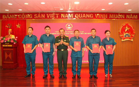 Công bố Quyết định thành lập Ban Chỉ huy Quân sự Viện Kiểm sát Nhân dân TPHCM