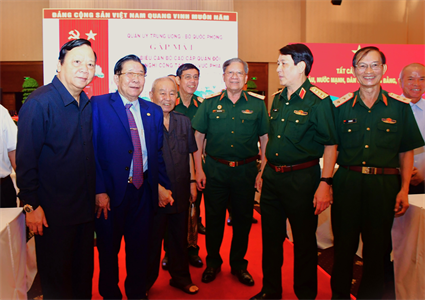 Quân ủy Trung ương, Bộ Quốc phòng gặp mặt cán bộ cao cấp Quân đội nghỉ hưu, nghỉ công tác khu vực phía Nam