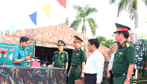 Huyện Bàu Bàng hội thi sáng kiến, cải tiến mô hình học cụ, giáo án huấn luyện năm 2024