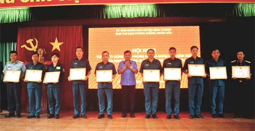 Huyện Bình Chánh thực hiện tốt công tác phòng không nhân dân năm 2023