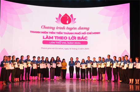 TPHCM tuyên dương 263 thanh niên tiên tiến làm theo lời Bác