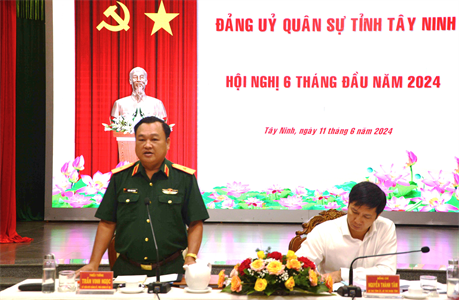 Đảng ủy Quân sự tỉnh Tây Ninh lãnh đạo, chỉ đạo hoàn thành toàn diện các nhiệm vụ