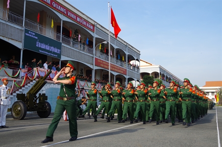 Phát huy hào khí chiến thắng 30/4 - LLVT Thành phố phấn đấu hoàn thành xuất sắc mọi nhiệm vụ được giao.