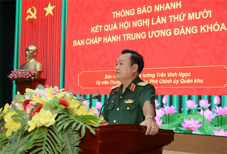 Thông báo nhanh kết quả Hội nghị lần thứ mười Ban Chấp hành Trung ương Đảng khóa XIII