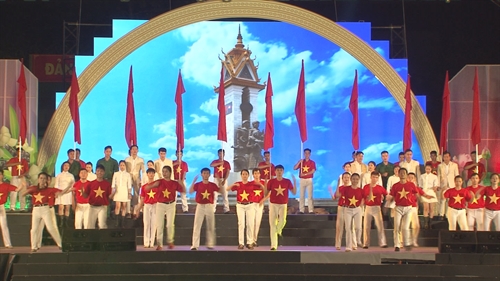Trước giờ khai mạc Dạ hội thanh niên Quân đội Việt Nam - Campuchia 2017