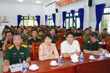 Ban chỉ huy quân sự Quận Gò Vấp khai mạc huấn luyện quân nhân dự bị