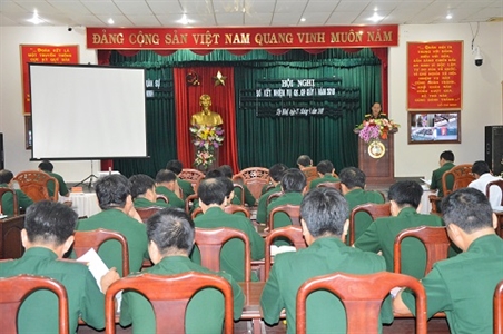 Bộ chỉ huy quân sự Tây Ninh sơ kết công tác quân sự - quốc phòng Quý I năm 2018