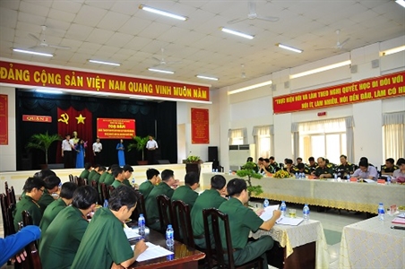Sĩ quan trẻ Cụm thi đua 5 tiếp tục phấn đấu vươn lên góp phần xây dựng LLVT Thành phố vững mạnh toàn diện