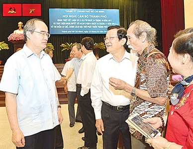 Bí thư Thành ủy TPHCM Nguyễn Thiện Nhân: Đột phá công tác cán bộ, triển khai hiệu quả cơ chế đặc thù