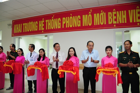 Bệnh viện Quân y 7A khai trương hệ thống phòng mổ kỹ thuật cao