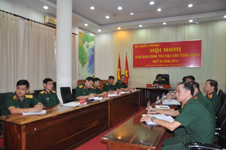 Hội nghị giao ban trực tuyến công tác hậu cần toàn quân