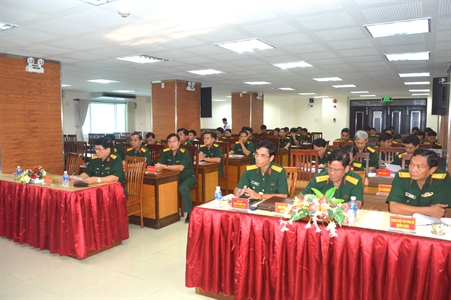 Tòa án Quân sự Quân khu 7 tập huấn nghiệp vụ cho hội thẩm quân nhân