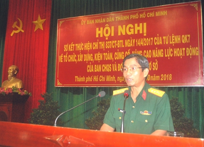 Thành phố Hồ Chí Minh sơ kết thực hiện Chỉ thị 837