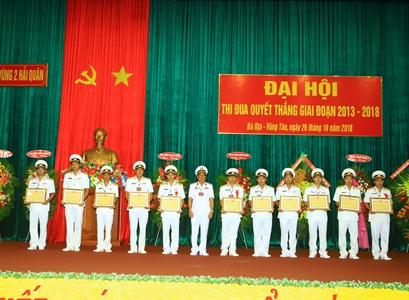 Vùng 2 Hải quân tôn vinh 50 tập thể và cá nhân điển hình tiên  tiến