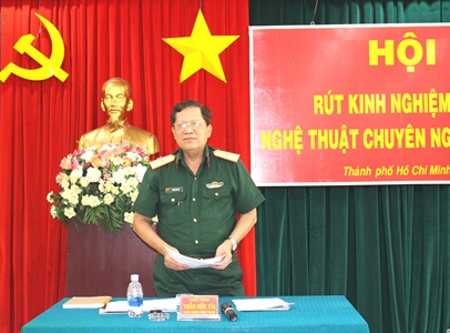 Đoàn Văn công Quân khu 7 rút kinh nghiệm tham gia hội diễn nghệ thuật chuyên nghiệp toàn quân