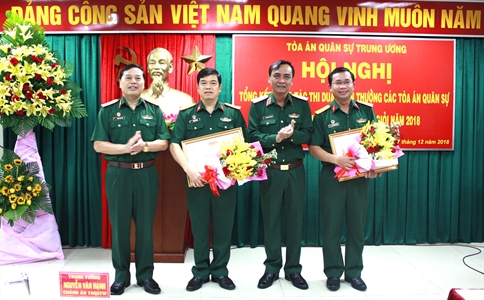 Tòa án quân sự Trung ương tổng kết công tác thi đua khen thưởng năm 2018