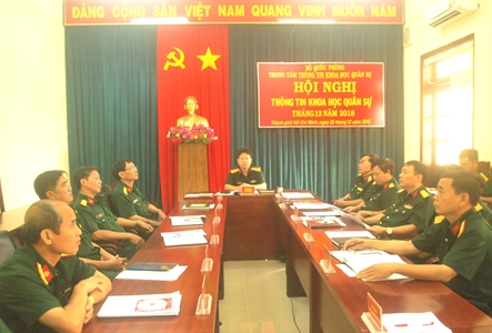 Hội nghị trực tuyến Thông tin Khoa học quân sự