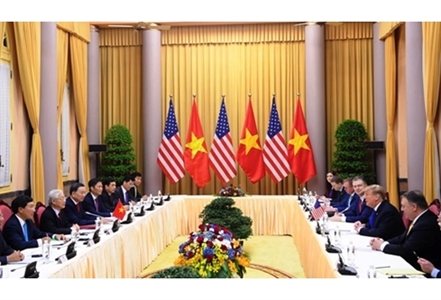 Tổng Bí thư, Chủ tịch nước Nguyễn Phú Trọng tiếp Tổng thống Hoa Kỳ Donald Trump