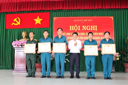 LLVT quận Thủ Đức nỗ lực thi đua, xây dựng đơn vị vững mạnh