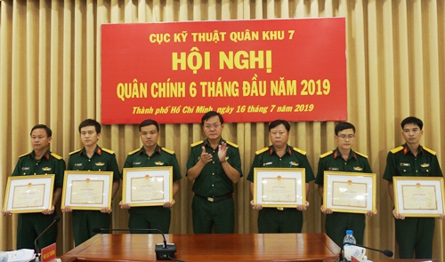 Cục Kỹ thuật Quân khu 7 hội nghị Quân chính 6 tháng đầu năm 2019