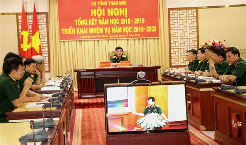 Bộ Tổng tham mưu triển khai nhiệm vụ năm học 2019-2020